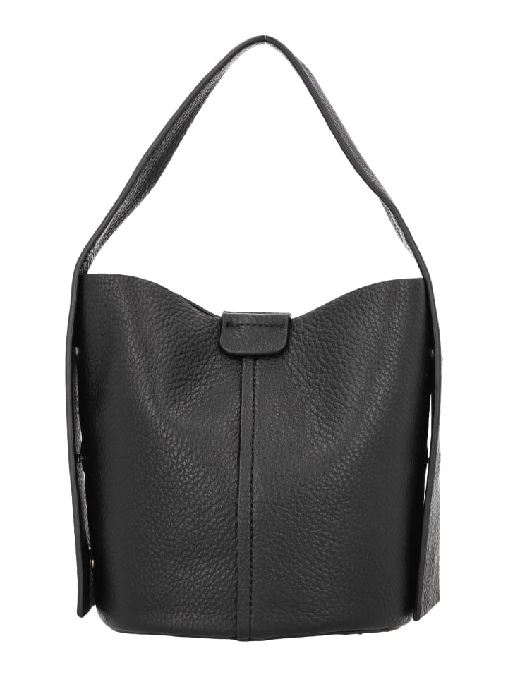 Usha WHITE LABEL Женская сумка-ведро черного цвета
Usha WHITE LABEL Женская сумка-ведро черного цвета