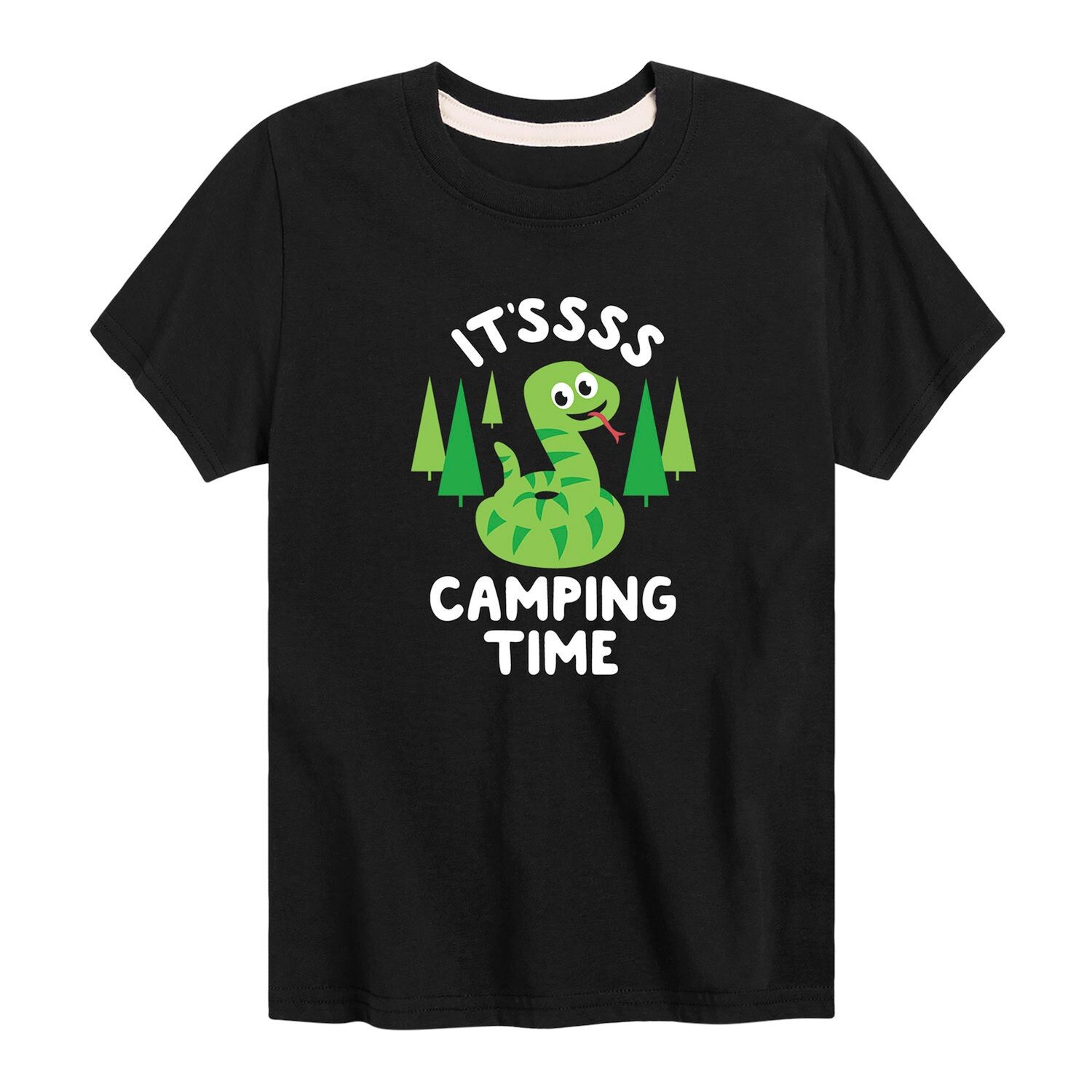 Футболка с рисунком змеи для мальчиков 8–20 лет Itss Camping Time Licensed Character
Футболка с рисунком змеи для мальчиков 8–20 лет Itss Camping Time Licensed Character