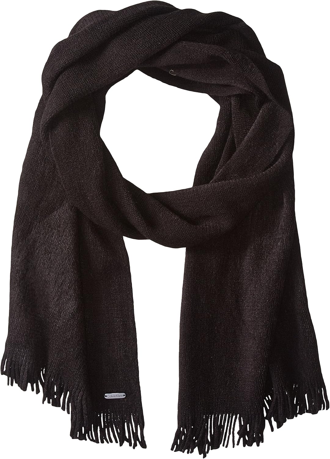 Женский шарф с бахромой Calvin Klein, Black
Женский шарф с бахромой Calvin Klein, Black