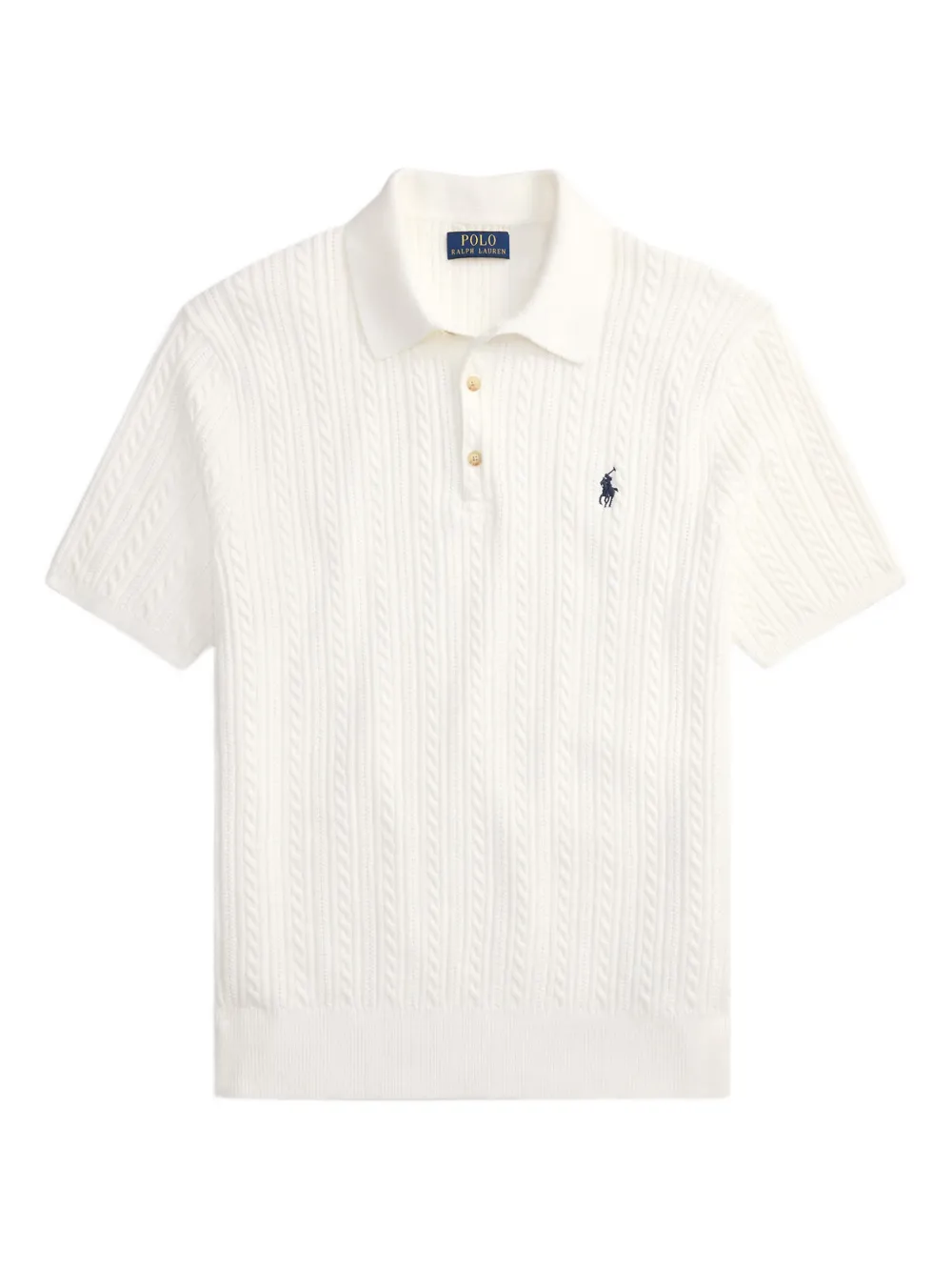 Рубашка поло фактурной вязки Polo Ralph Lauren, белый
Рубашка поло фактурной вязки Polo Ralph Lauren, белый