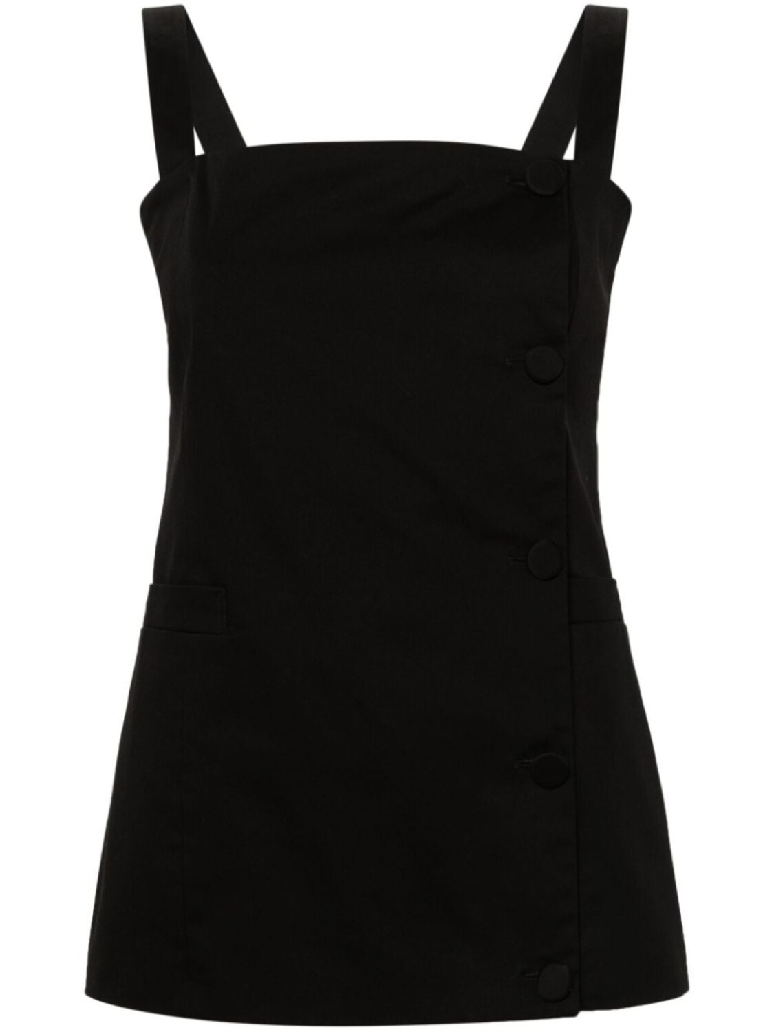 Fabiana Filippi блузка на пуговицах с квадратным вырезом, черный
Fabiana Filippi блузка на пуговицах с квадратным вырезом, черный