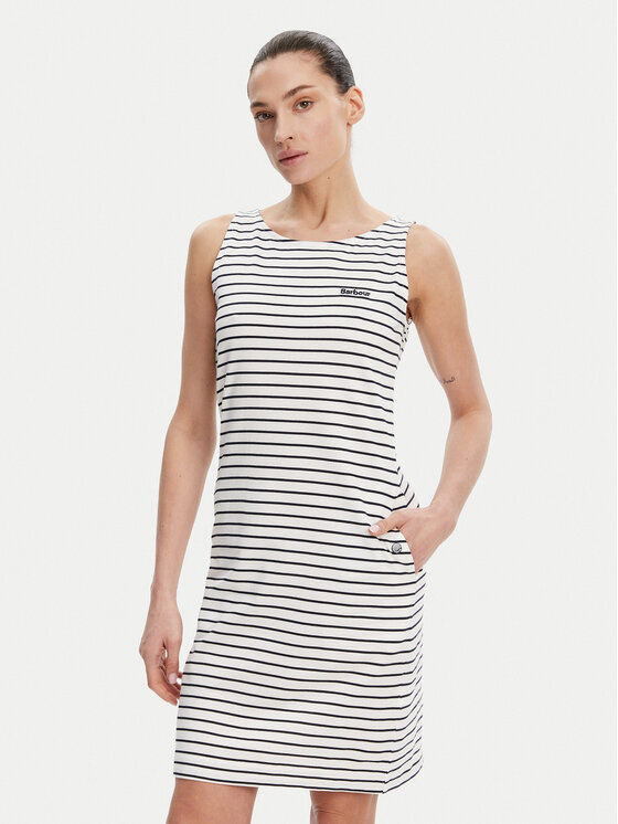 Платье на каждый день обычный крой Dalmore LDR0913WH11 Barbour, белый 
Платье на каждый день обычный крой Dalmore LDR0913WH11 Barbour, белый