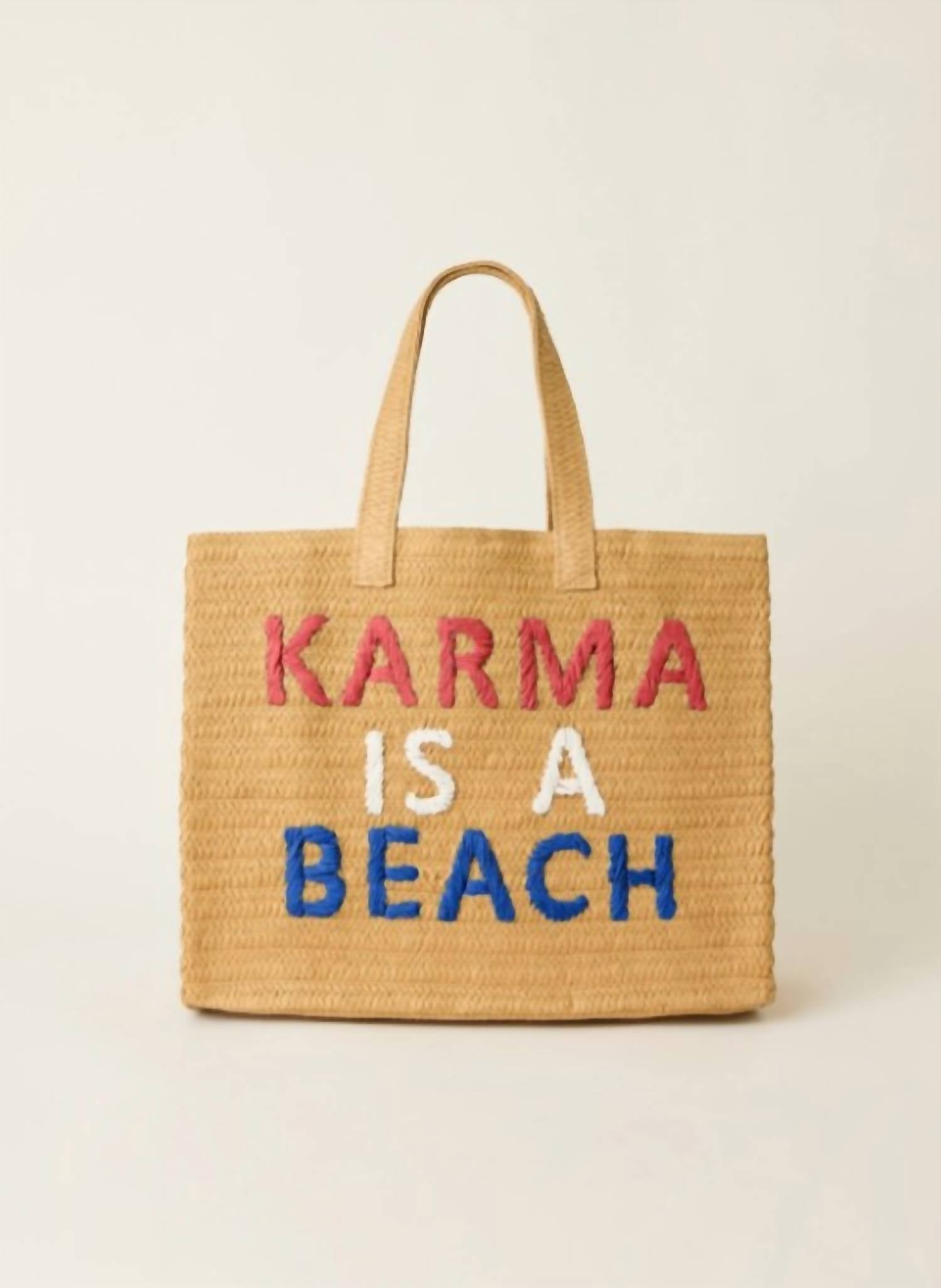 Женская пляжная сумка-шоппер Karma Is A Beach в цвете песочный патриот BTB Los Angeles, Sand Patriot
Женская пляжная сумка-шоппер Karma Is A Beach в цвете песочный патриот BTB Los Angeles, Sand Patriot