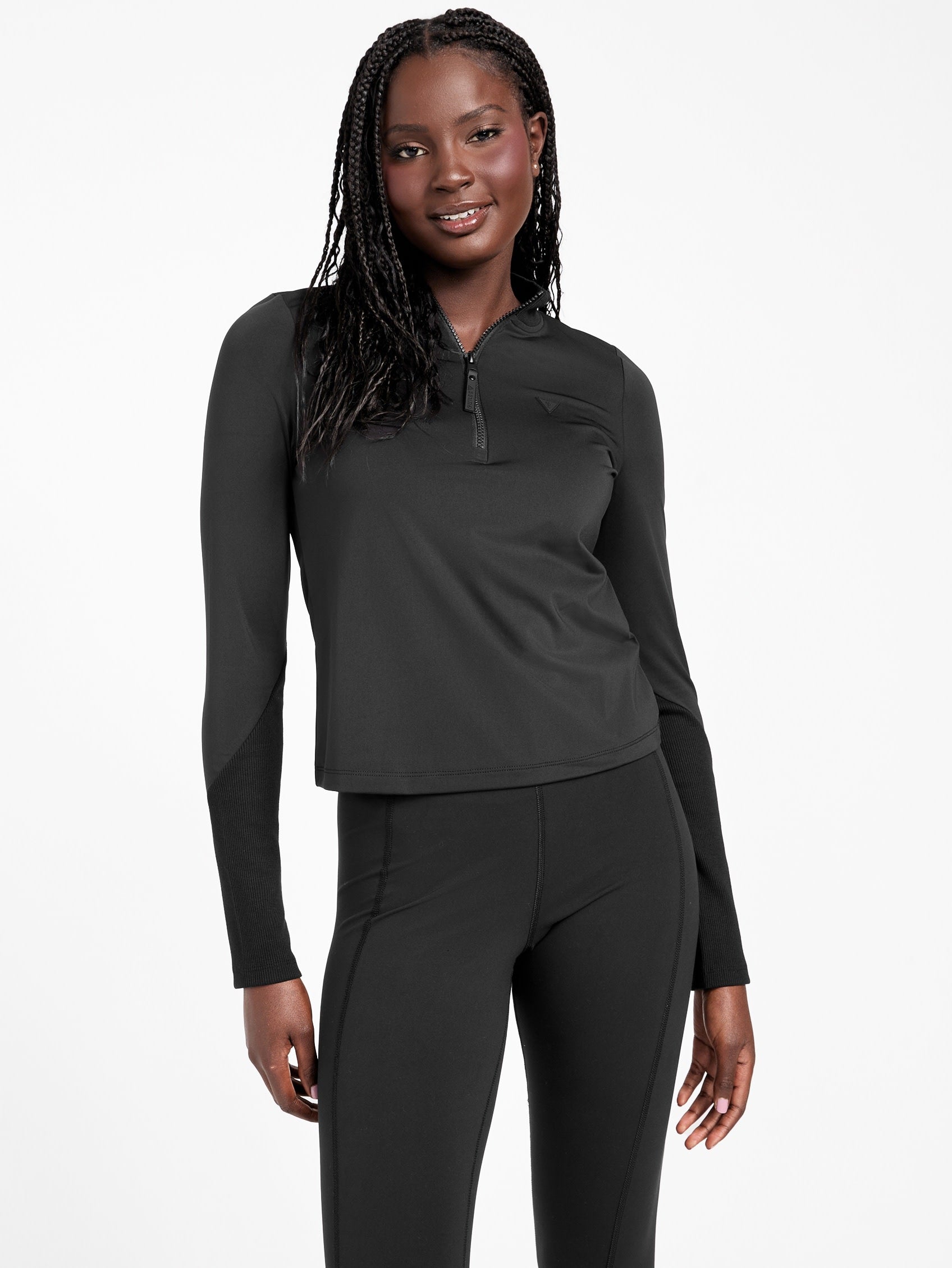 Ребристый топ Anais Guess Factory, черный
Ребристый топ Anais Guess Factory, черный