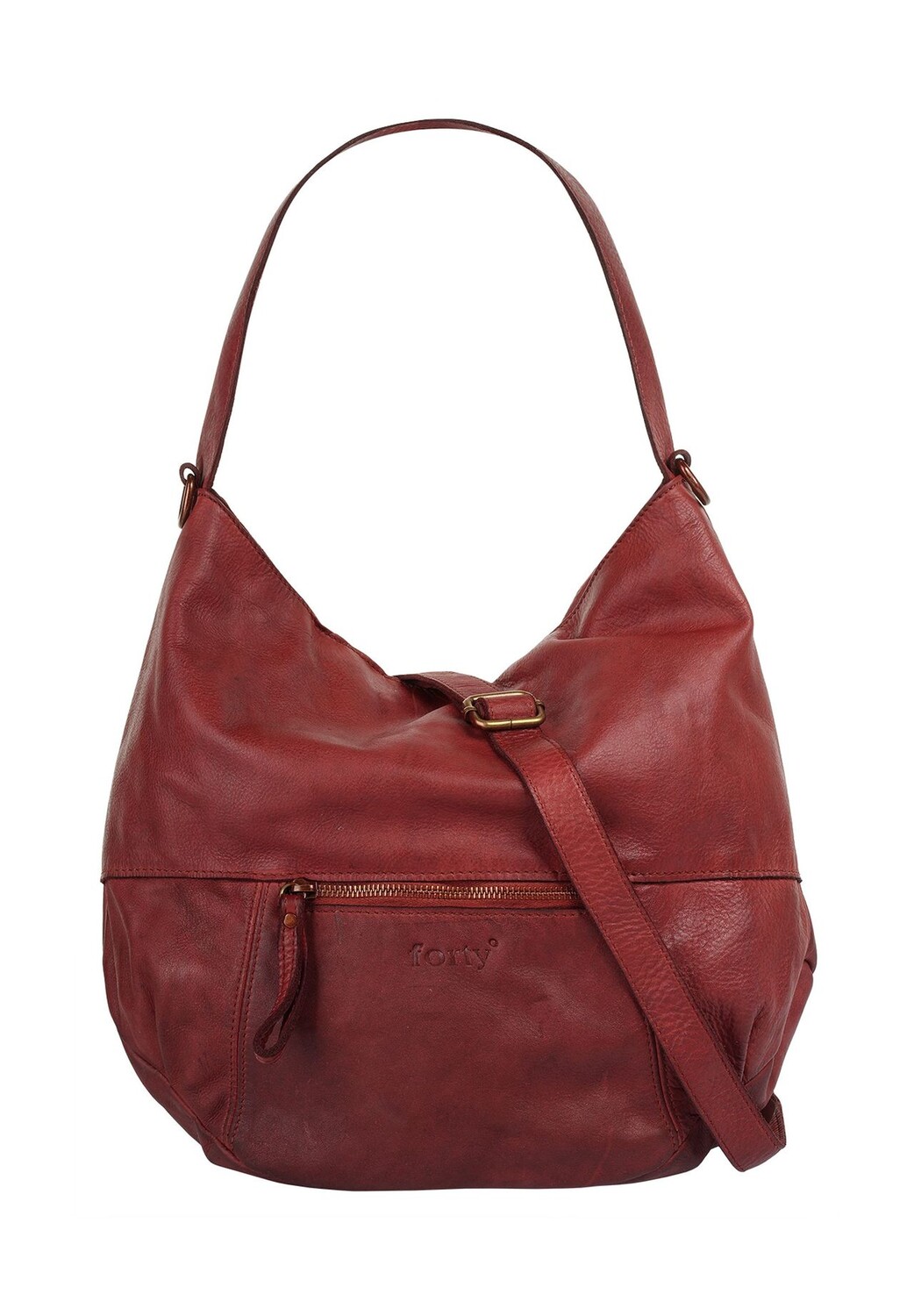 Шопер, натуральная кожа, сделано в Италии Forty, красный 
Шопер, натуральная кожа, сделано в Италии Forty, красный