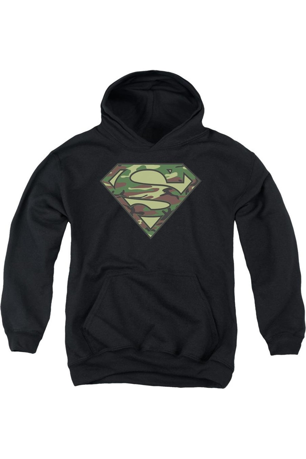 Детская толстовка с капюшоном Superman Camo Logo Gildan, черный
Детская толстовка с капюшоном Superman Camo Logo Gildan, черный