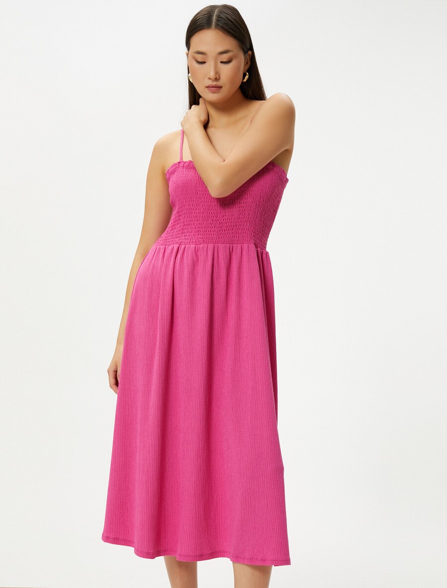 Летнее платье Koton Summer Dress, цвет magenta 
Летнее платье Koton Summer Dress, цвет magenta