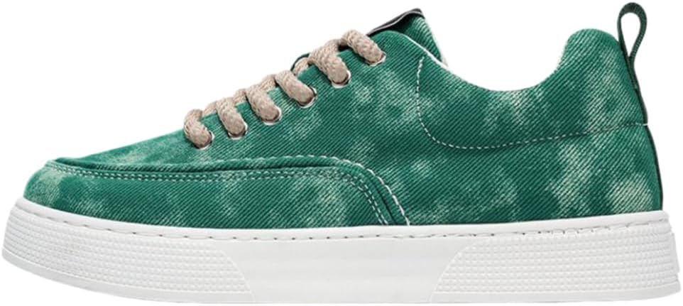 Повседневные балетки с принтом тай-дай, низкие кеды из парусины для мужчин, удобная посадка, обувь для скейтбординга Lexamen, зеленый
Повседневные балетки с принтом тай-дай, низкие кеды из парусины для мужчин, удобная посадка, обувь для скейтбординга Lexamen, зеленый