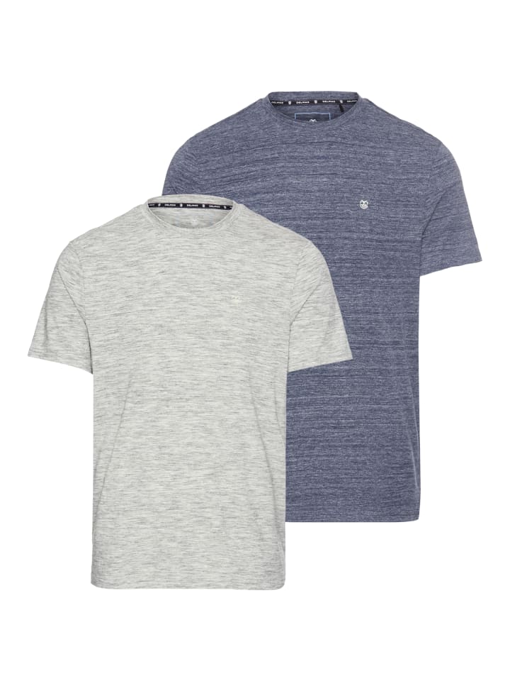 Футболка цвета темно-синий меланж / серый меланж Delmao
Футболка цвета темно-синий меланж / серый меланж Delmao