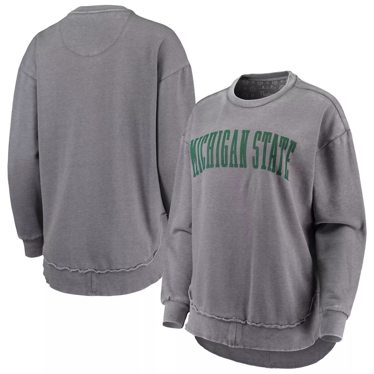 Женский серый свитшот Pressbox с меланжевым отливом Michigan State Spartans в винтажном стиле
Женский серый свитшот Pressbox с меланжевым отливом Michigan State Spartans в винтажном стиле