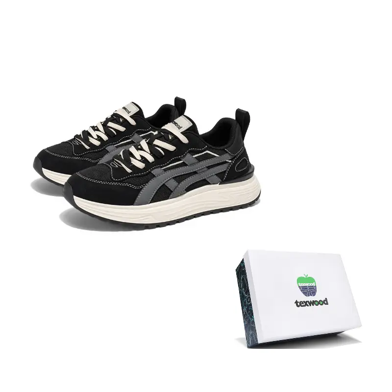 TEXWOOD Дышащие противоударные легкие мужские кеды низкие черно-бежевые, цвет Black Beige
TEXWOOD Дышащие противоударные легкие мужские кеды низкие черно-бежевые, цвет Black Beige