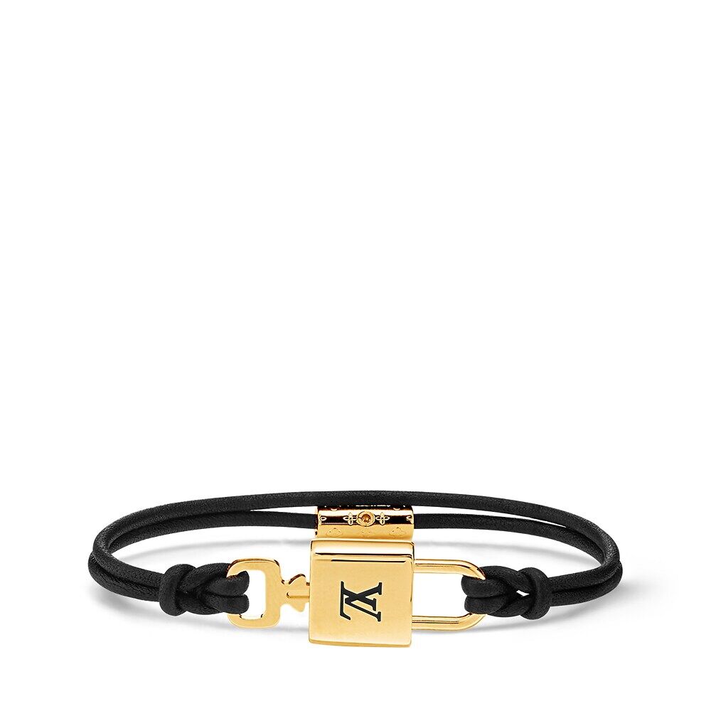 Браслет с замком LV Louis Vuitton, черный
Браслет с замком LV Louis Vuitton, черный