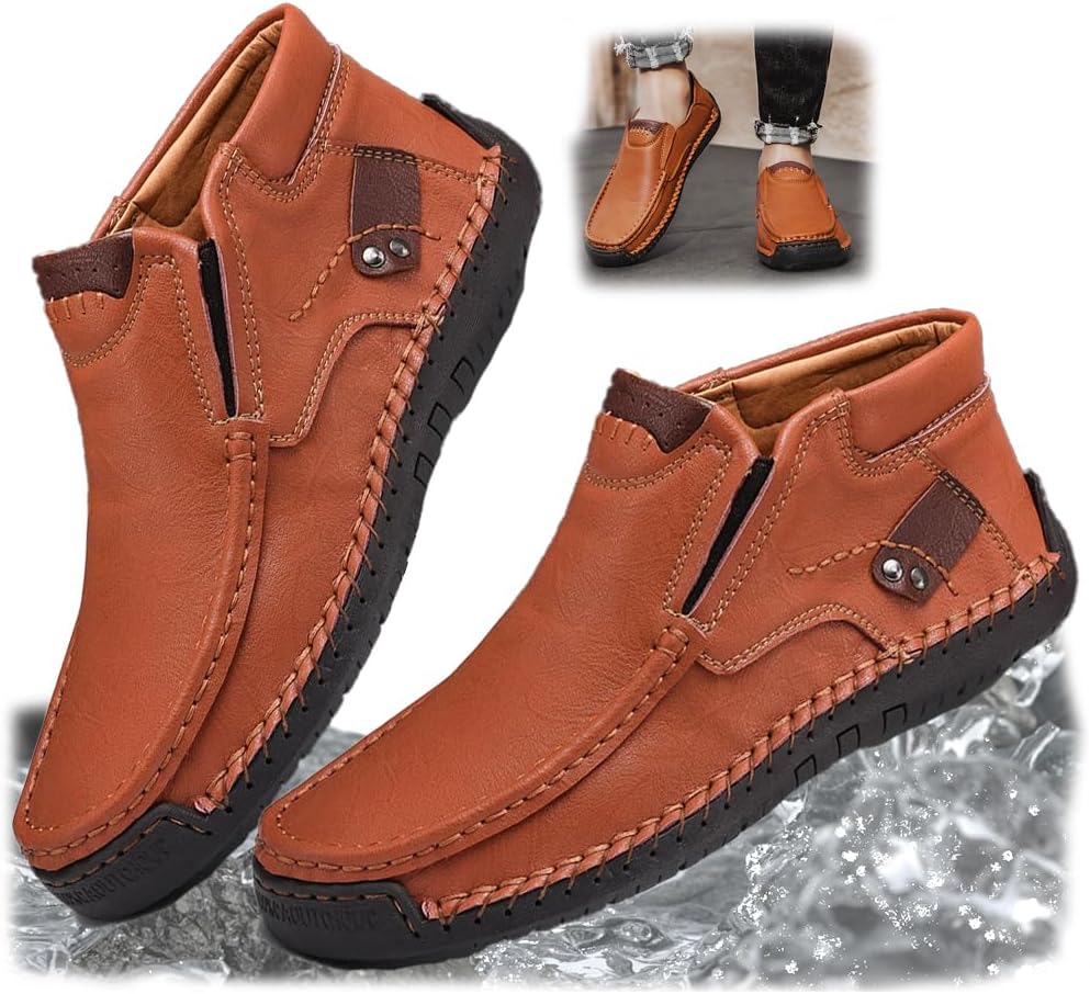 Мужская водонепроницаемая ортопедическая обувь, модная винтажная легкая обувь без шнурков, плоские лоферы, обувь для путешествий и отдыха на природе Generic, коричневый
Мужская водонепроницаемая ортопедическая обувь, модная винтажная легкая обувь без шнурков, плоские лоферы, обувь для путешествий и отдыха на природе Generic, коричневый