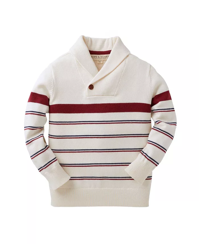 Детский свитер с воротником шаль для мальчиков Hope & Henry, коричневый
Детский свитер с воротником шаль для мальчиков Hope & Henry, коричневый