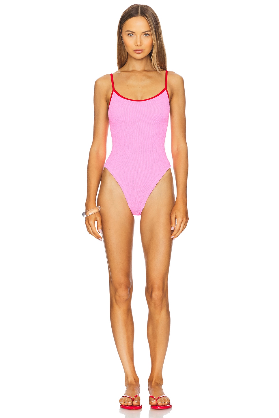 Pamela контрастный цельный купальник Hunza G, bubblegum & red
Pamela контрастный цельный купальник Hunza G, bubblegum & red