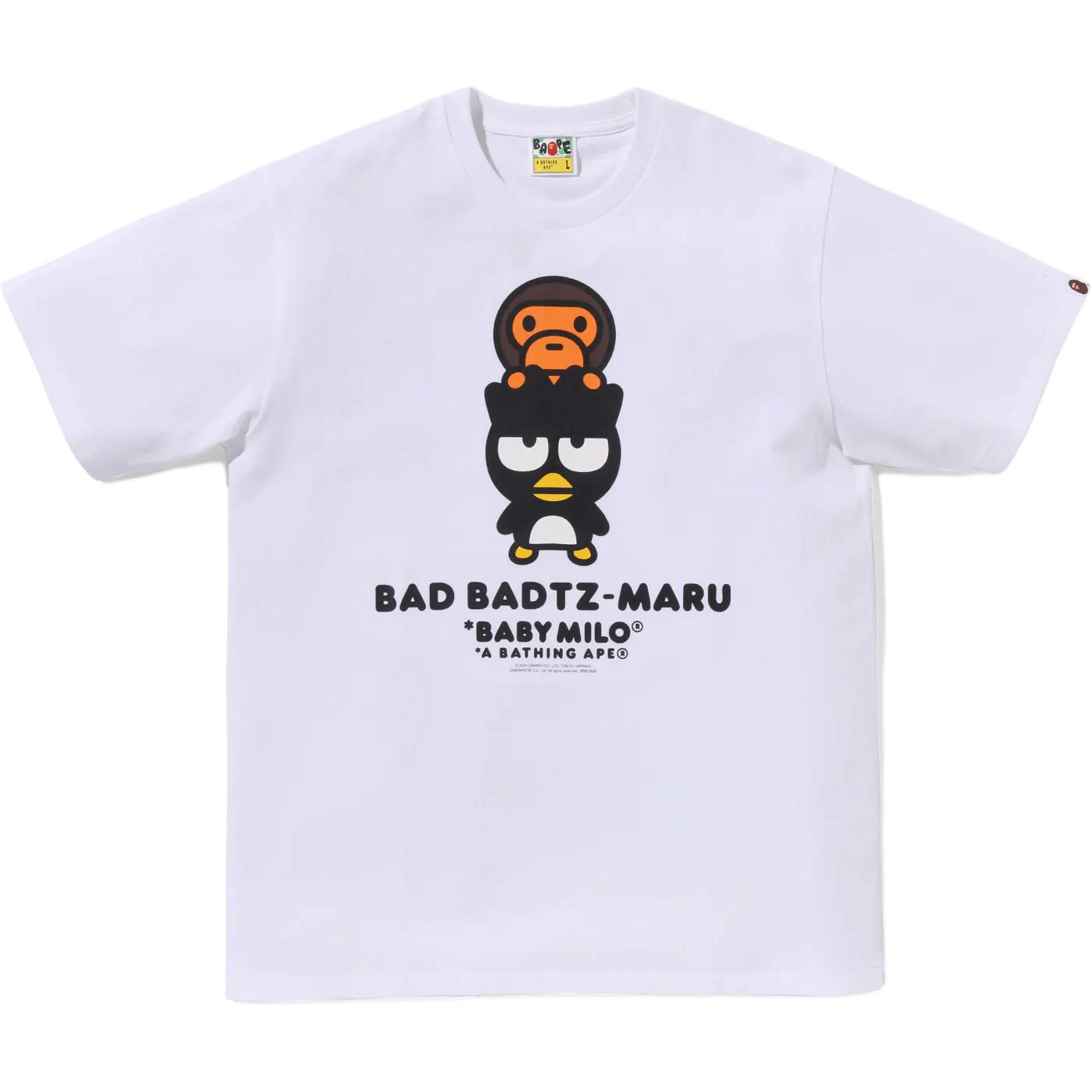 Футболка Bape X Bad Badtz Maru Baby Milo A BATHING APE, белый
Футболка Bape X Bad Badtz Maru Baby Milo A BATHING APE, белый