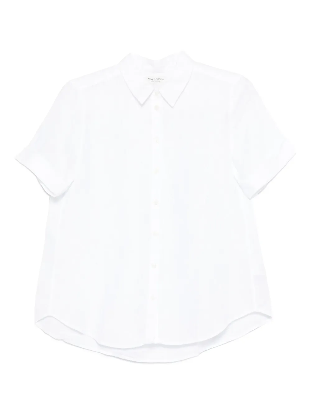 Рубашка с короткими рукавами Marc O'Polo, белый 
Рубашка с короткими рукавами Marc O'Polo, белый