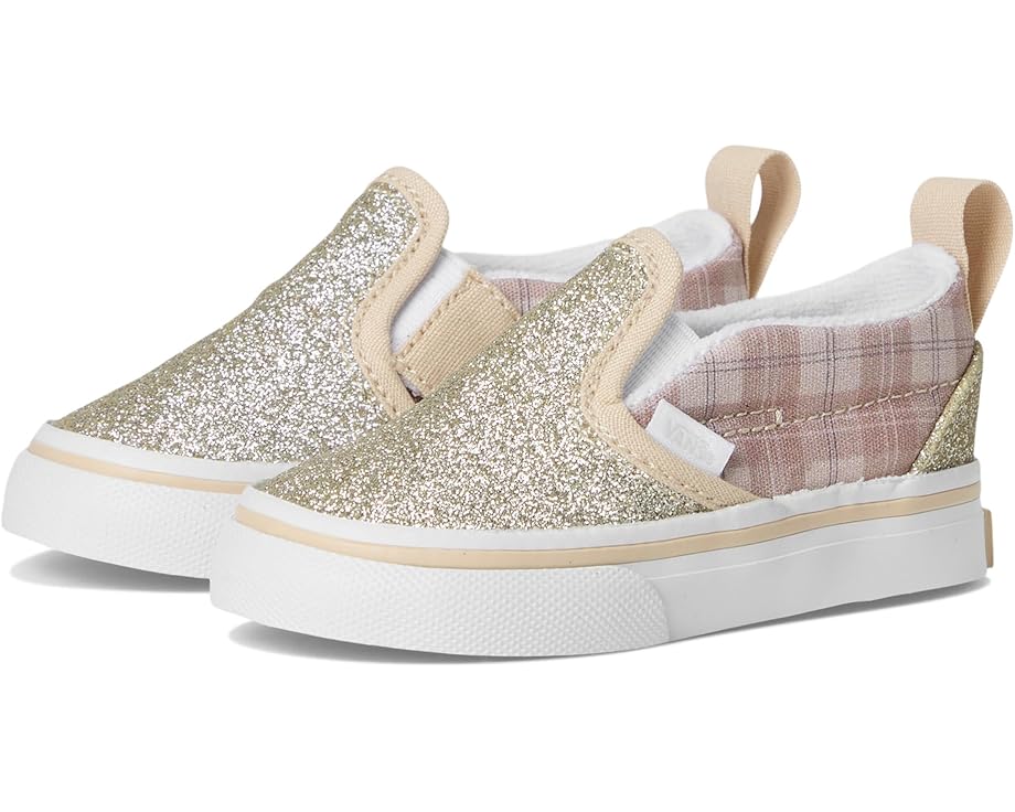 Детские слипоны Vans Kids Slip-On V (Infant/Toddler), Glitter Plaid Incense
Детские слипоны Vans Kids Slip-On V (Infant/Toddler), Glitter Plaid Incense