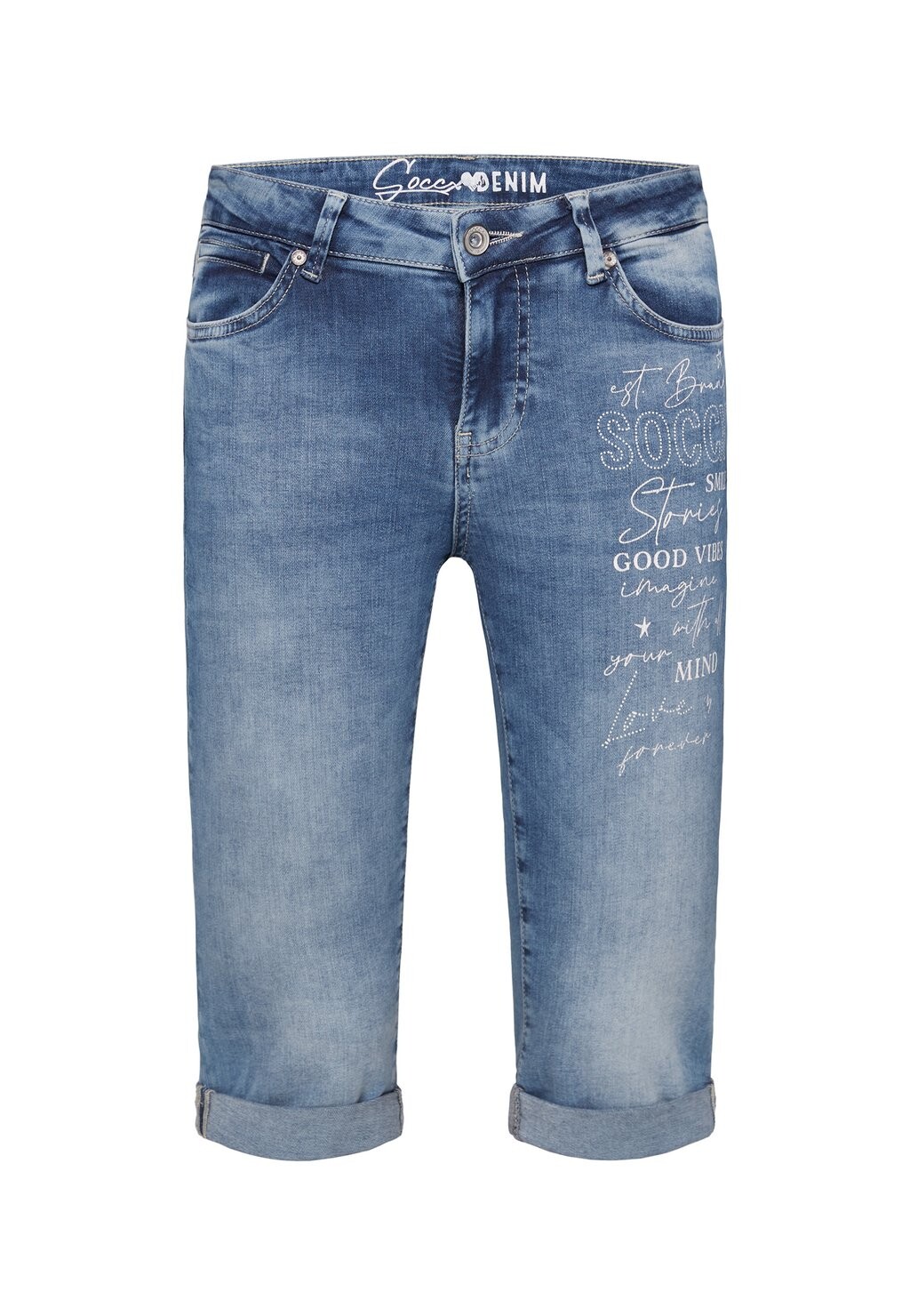 Джинсовые шорты RO:MY MIT ARTWORK Soccx, светло-голубой деним 
Джинсовые шорты RO:MY MIT ARTWORK Soccx, светло-голубой деним