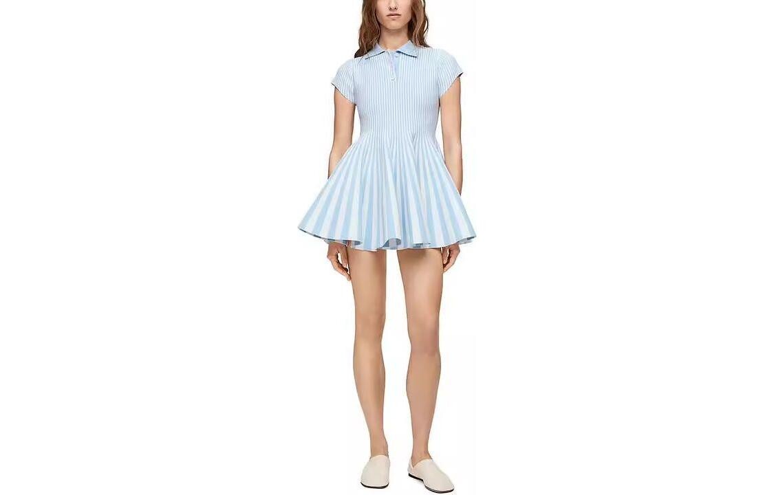 Платье с короткими рукавами женское синее Loewe
Платье с короткими рукавами женское синее Loewe