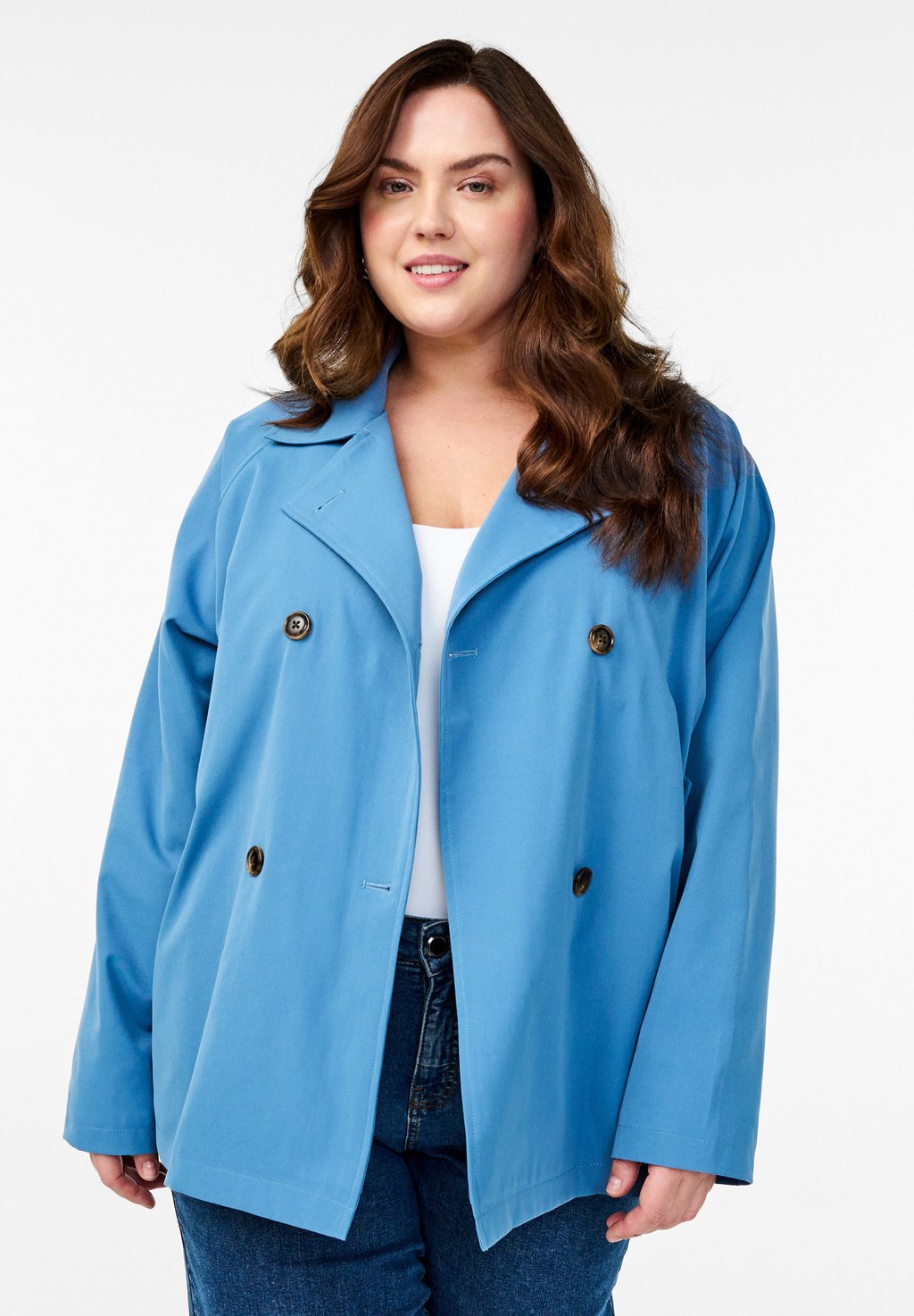 Блейзер Zizzi, светло-голубой
Блейзер Zizzi, светло-голубой