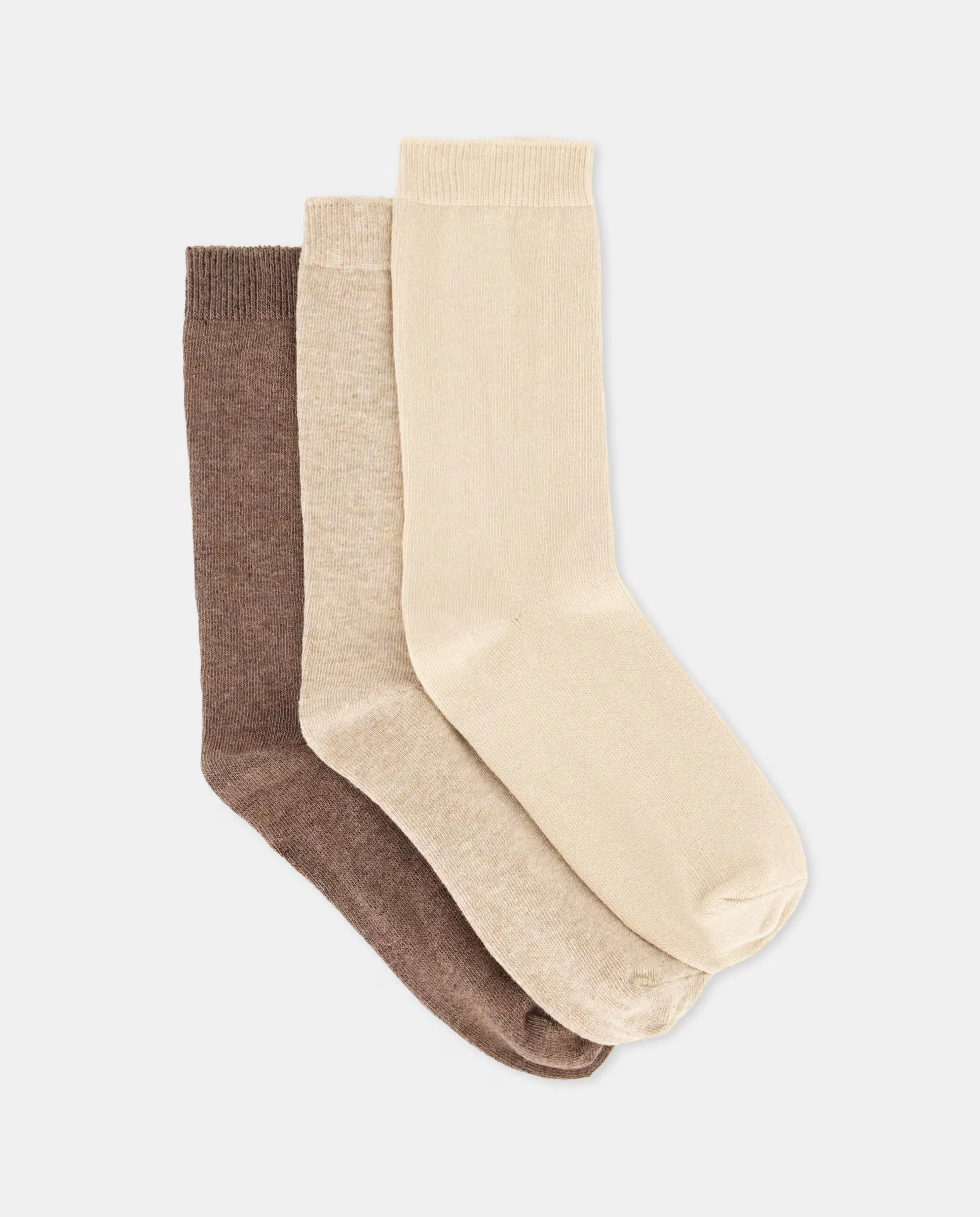 Набор из 3 однотонных носков для девочки Cotton Juice, бежевый
Набор из 3 однотонных носков для девочки Cotton Juice, бежевый