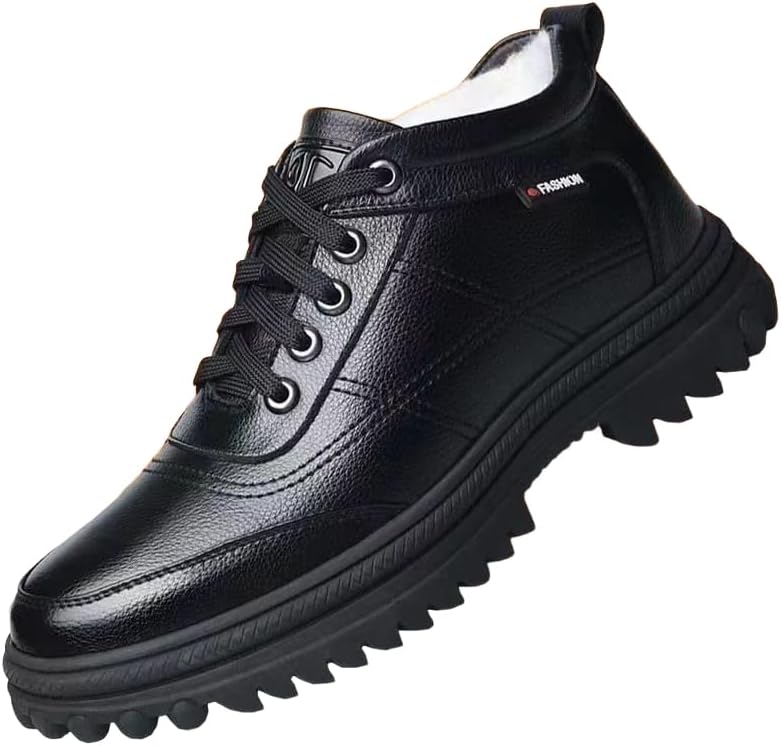 Мужские кожаные туфли на шнуровке с утеплителем, подходят для повседневных поездок и прогулок в парке Fusecottc, черный
Мужские кожаные туфли на шнуровке с утеплителем, подходят для повседневных поездок и прогулок в парке Fusecottc, черный