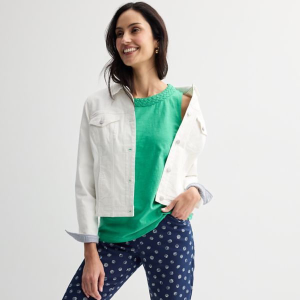 Женский плетеный топ с вырезом Croft & Barrow, цвет hyper green
Женский плетеный топ с вырезом Croft & Barrow, цвет hyper green