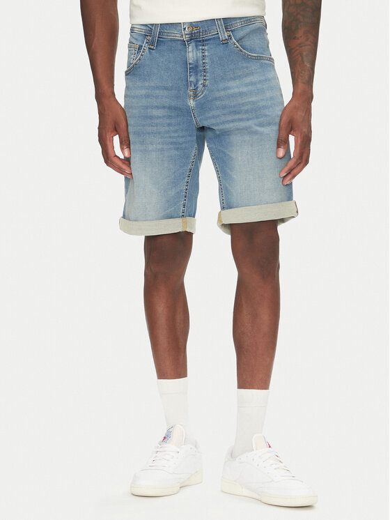 Облегающие джинсовые шорты Chicago Z 1016349 Mustang, синий 
Облегающие джинсовые шорты Chicago Z 1016349 Mustang, синий