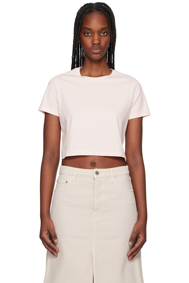 Футболка для малышей с вышивкой лисёнка Maison Kitsuné, розовый
Футболка для малышей с вышивкой лисёнка Maison Kitsuné, розовый