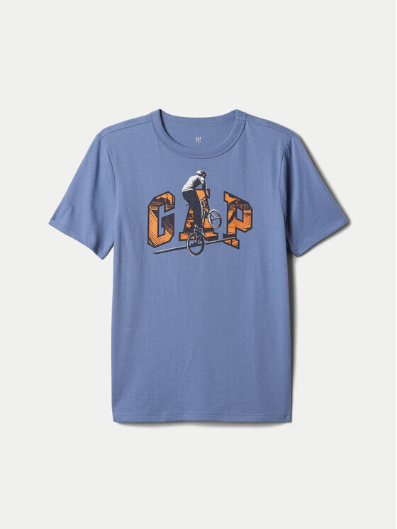 Футболка стандартного кроя Gap, синий
Футболка стандартного кроя Gap, синий