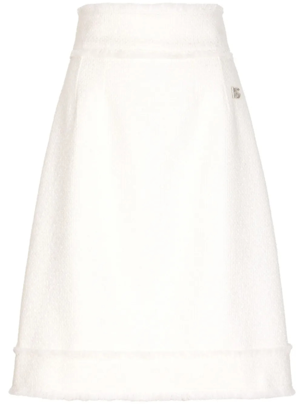Dolce & Gabbana твидовая юбка А-силуэта, белый
Dolce & Gabbana твидовая юбка А-силуэта, белый
