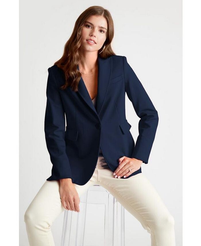 Женский блейзер на одной пуговице Lorraine Caldwell Collection, цвет Sailor navy
Женский блейзер на одной пуговице Lorraine Caldwell Collection, цвет Sailor navy