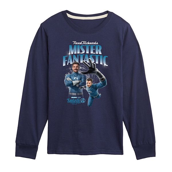 Футболка с длинным рукавом Mister Fantastic для мальчиков 8-20 Marvel, Navy
Футболка с длинным рукавом Mister Fantastic для мальчиков 8-20 Marvel, Navy