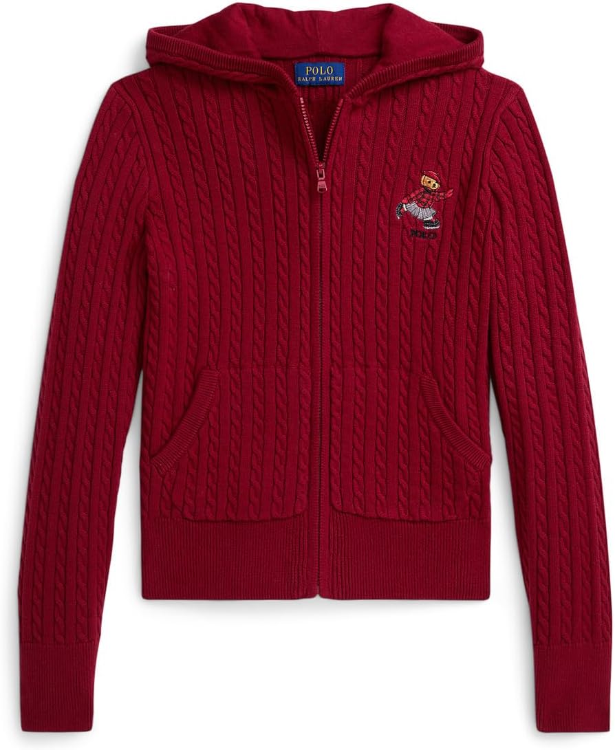 Свитер Polo Ralph Lauren Kids Polo Bear Cotton Full Zip Sweater, Holiday Red/Bear Emb
Свитер Polo Ralph Lauren Kids Polo Bear Cotton Full Zip Sweater, Holiday Red/Bear Emb