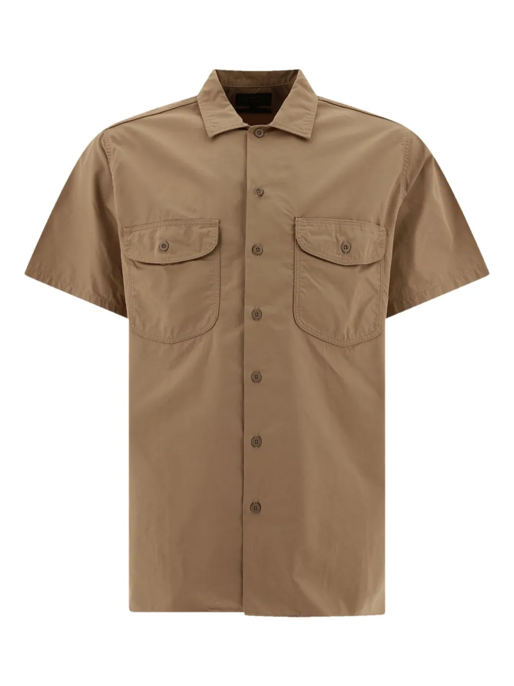 Рубашка с короткими рукавами и накладными карманами BEAMS PLUS, коричневый
Рубашка с короткими рукавами и накладными карманами BEAMS PLUS, коричневый