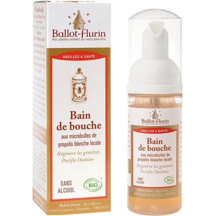 Ополаскиватель для полости рта с микропузырьками белого прополиса Ballot-Flurin
Ополаскиватель для полости рта с микропузырьками белого прополиса Ballot-Flurin