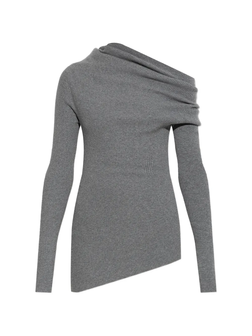 Ажурный ребристый драпированный вязаный топ Lisa Yang, серый
Ажурный ребристый драпированный вязаный топ Lisa Yang, серый