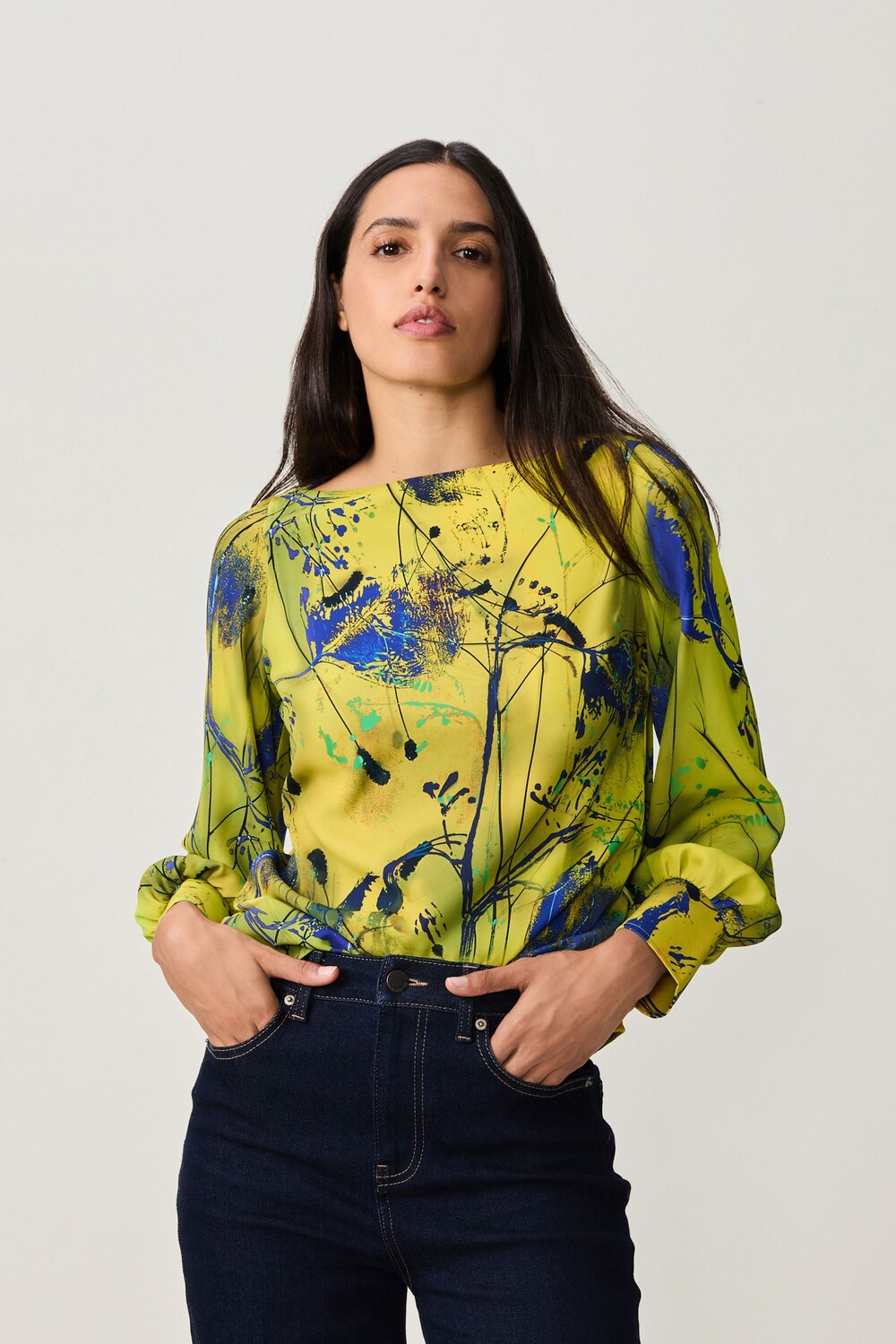 Блузка с длинными рукавами и сборками по бокам Next, желтый
Блузка с длинными рукавами и сборками по бокам Next, желтый