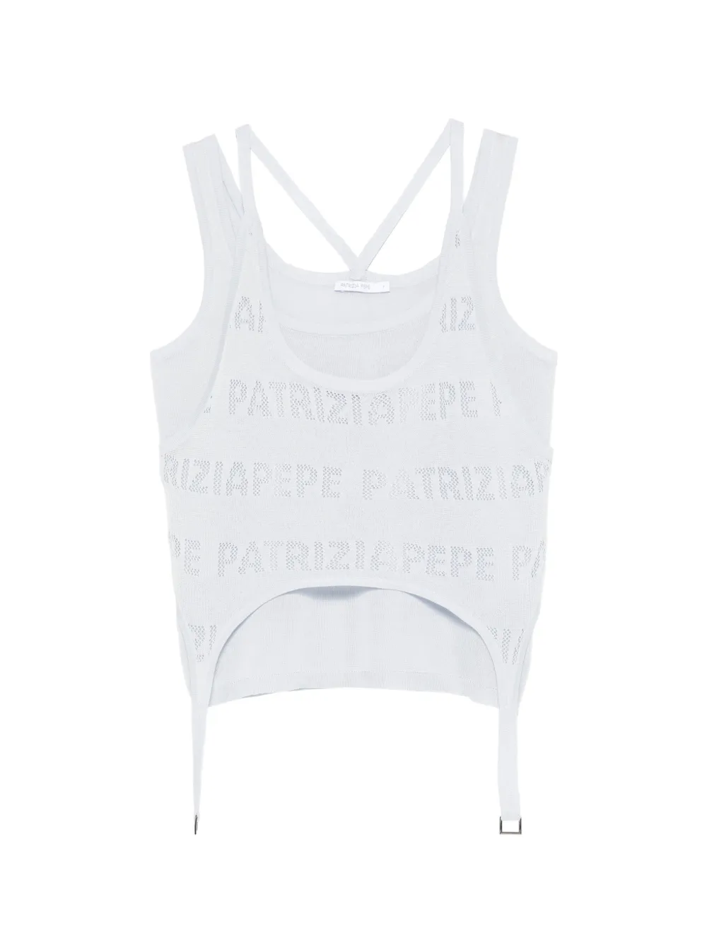 Топ без рукавов Patrizia Pepe, синий
Топ без рукавов Patrizia Pepe, синий