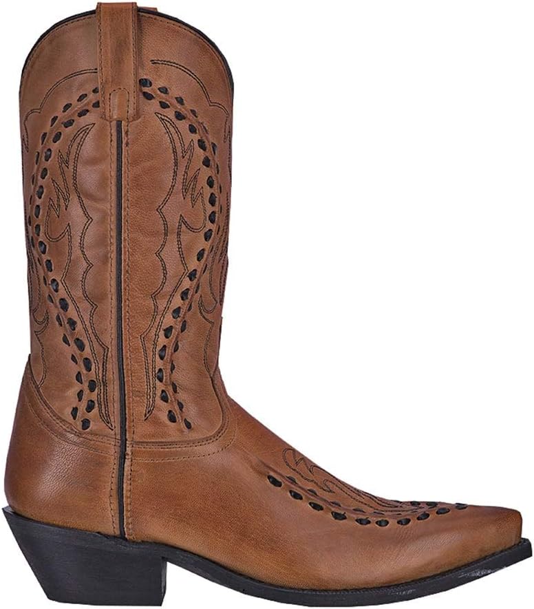 Мужские ботинки Laredo Laramie с вышивкой, зауженным носком и вставкой для натягивания, средней высоты, черные
Мужские ботинки Laredo Laramie с вышивкой, зауженным носком и вставкой для натягивания, средней высоты, черные