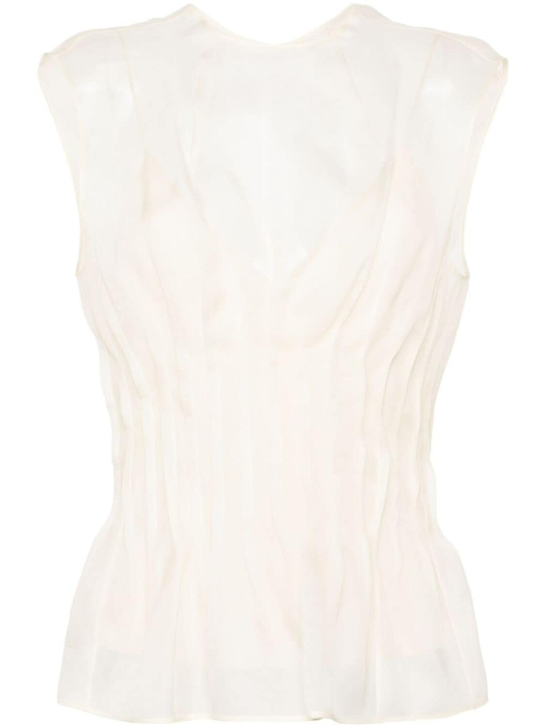 KHAITE полупрозрачная блузка Westin, нейтральный цвет
KHAITE полупрозрачная блузка Westin, нейтральный цвет