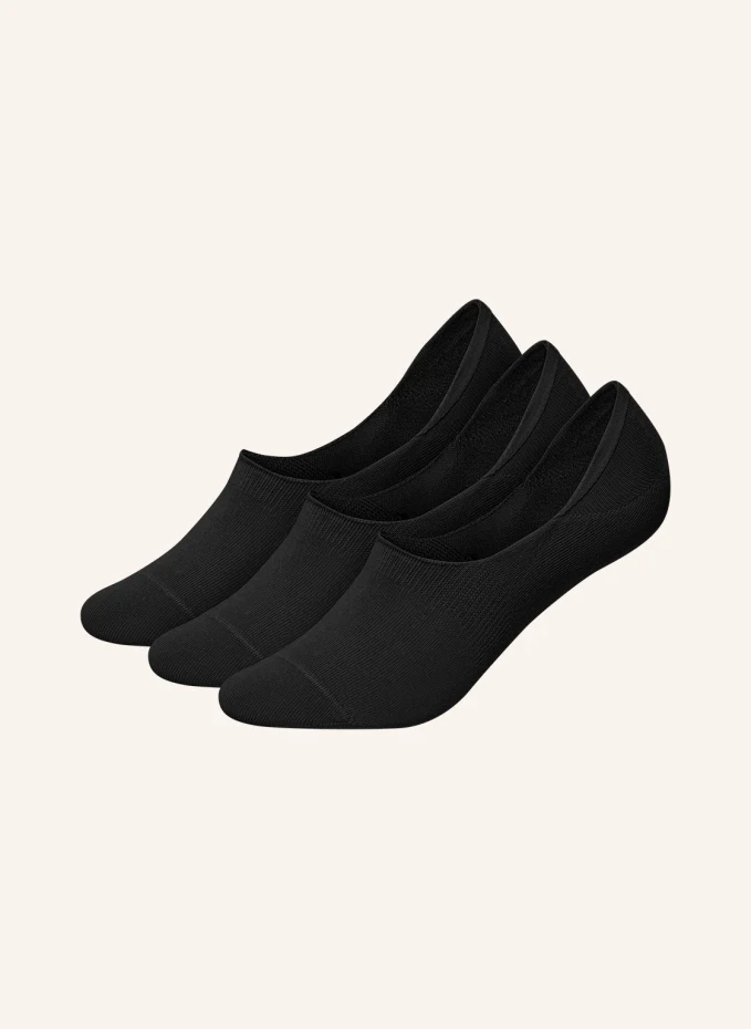 Упаковка из 3 носков one color invisibles Dillysocks, черный 
Упаковка из 3 носков one color invisibles Dillysocks, черный