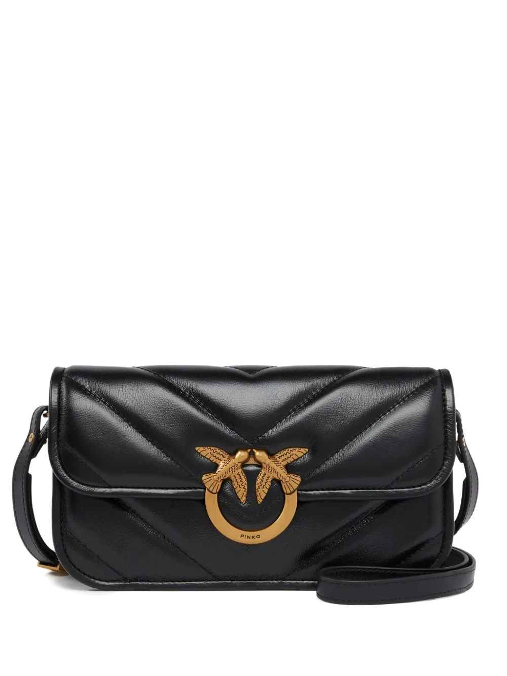 Сумка на плечо с пряжкой Love Birds PINKO, черный
Сумка на плечо с пряжкой Love Birds PINKO, черный
