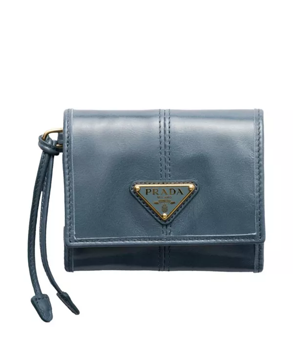 Небольшой кожаный кошелек Prada, синий
Небольшой кожаный кошелек Prada, синий
