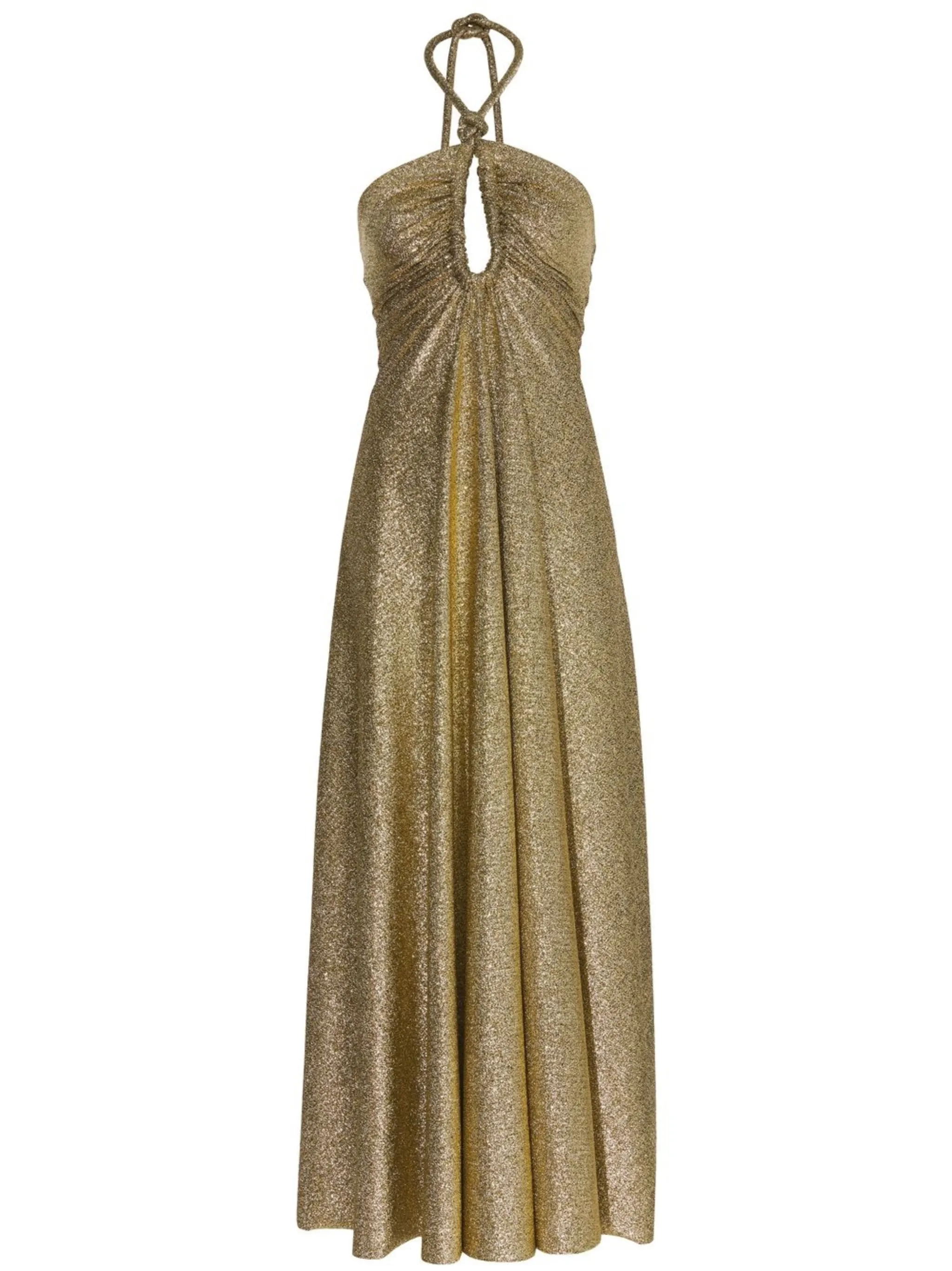 Платье с вырезом халтер и эффектом металлик Proenza Schouler, золотистый
Платье с вырезом халтер и эффектом металлик Proenza Schouler, золотистый