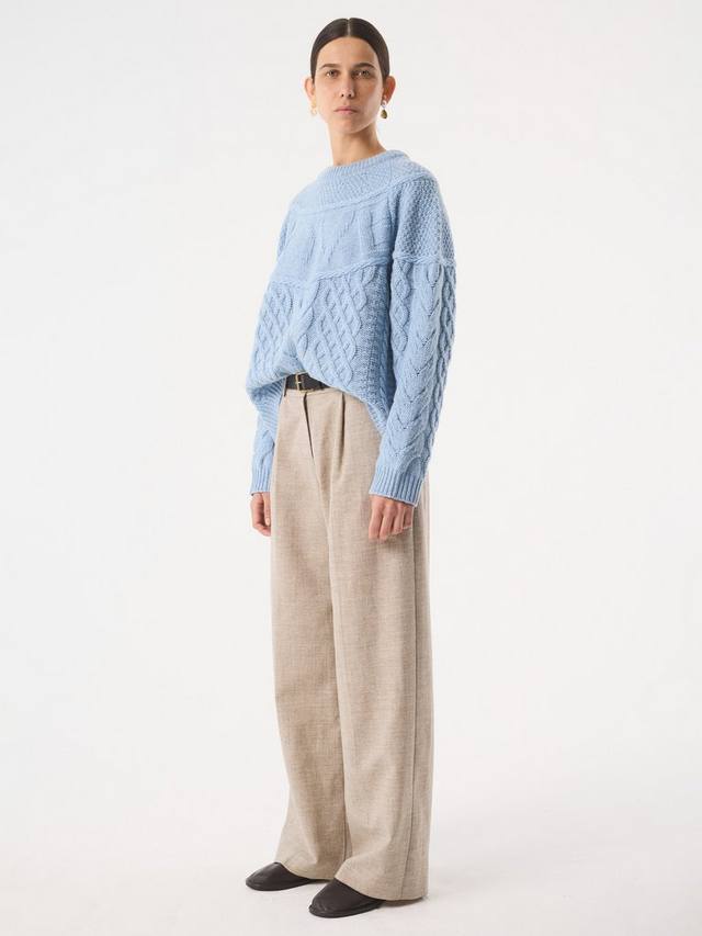 Любимый кабельный джемпер из шерсти AKYN, Blue Marl
Любимый кабельный джемпер из шерсти AKYN, Blue Marl