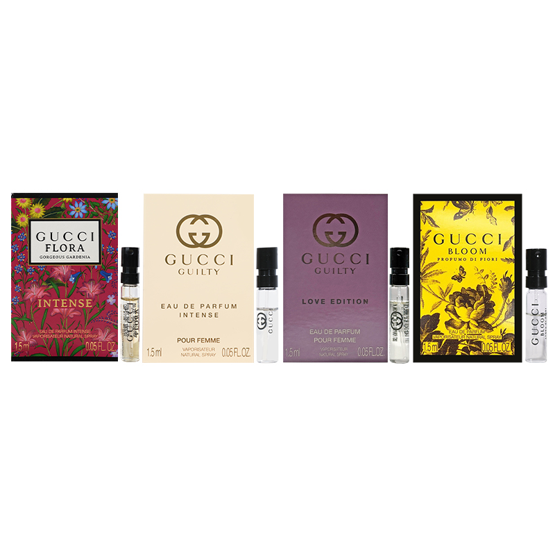 Набор образцов Flower Delight Collection/Dreamy/Sinful Love Collection из четырех предметов, коллекция наборов образцов 1,5 мл*4 GUCCI
Набор образцов Flower Delight Collection/Dreamy/Sinful Love Collection из четырех предметов, коллекция наборов образцов 1,5 мл*4 GUCCI