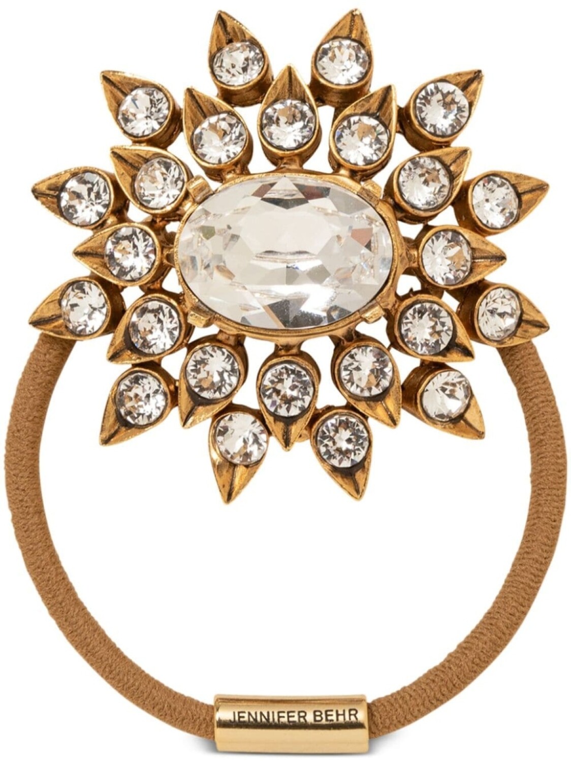 Jennifer Behr резинка для волос Diana с кристаллами, коричневый
Jennifer Behr резинка для волос Diana с кристаллами, коричневый