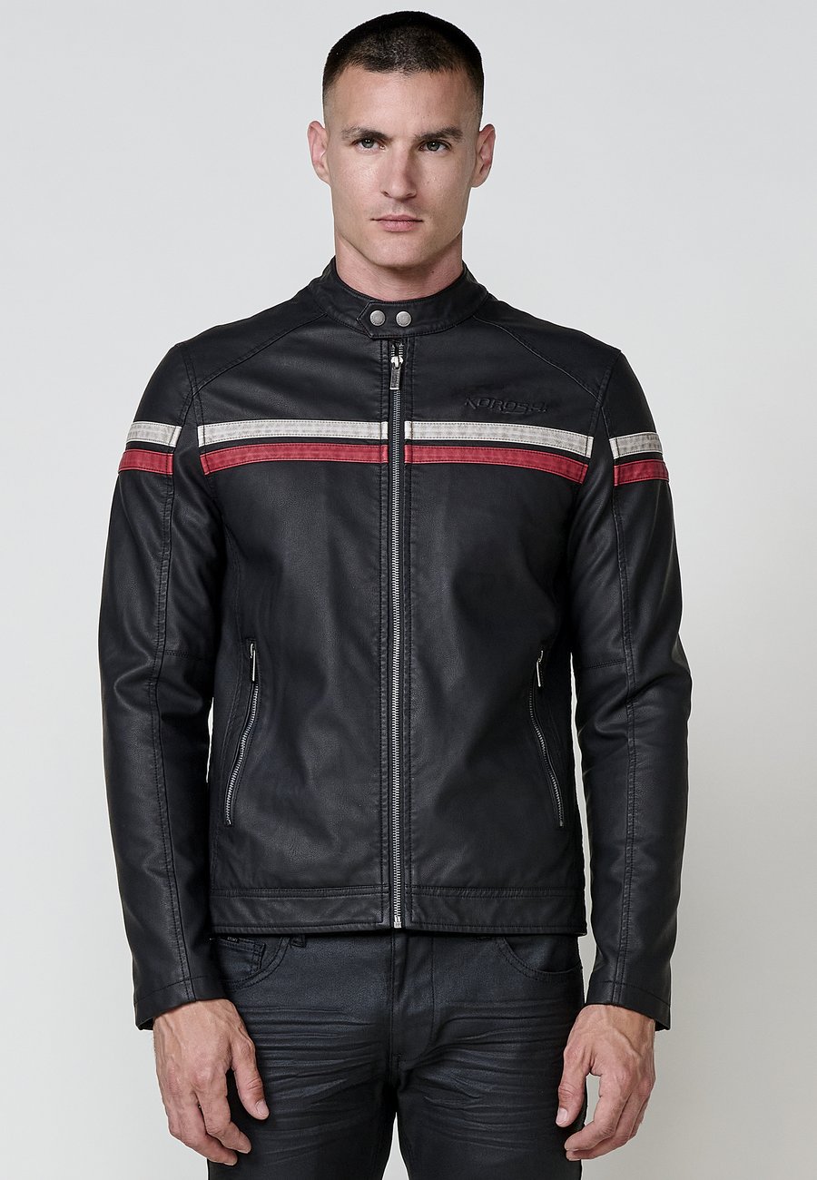 Куртка Koroshi Faux leather jacket, Black
Куртка Koroshi Faux leather jacket, Black